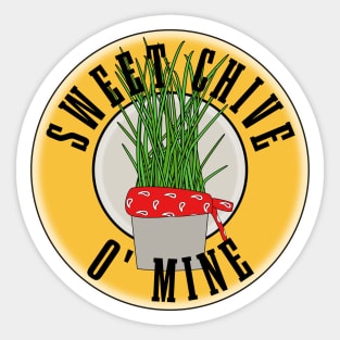 Sweet Chive O Mine Sticker